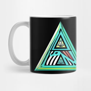 Bright Blue Illuminati Mug